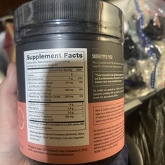 Legion Pulse Pre Workout Drink Mix Fruit Punch 1.08 Lbs 20 Servings USA Natural