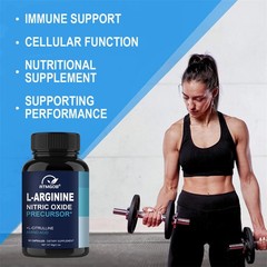 Extra Strength Nitric Oxide Booster Supplement L-Arginin 3000mg Endurance/Energy