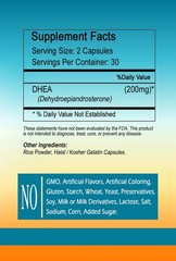 DHEA 200mg capsules high potency- best