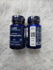 2-Pack Life Extension Optimized Ashwagandha Extract 60 Veg Capules Exp: 11/2025