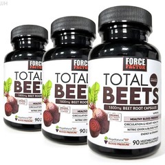 3x Support Beets Blood Pressure Total Beet Capsules Root Circulation
