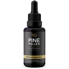 : Pine Pollen Gold Extract (1 fl oz), Wild Harvested, Energy Restoration