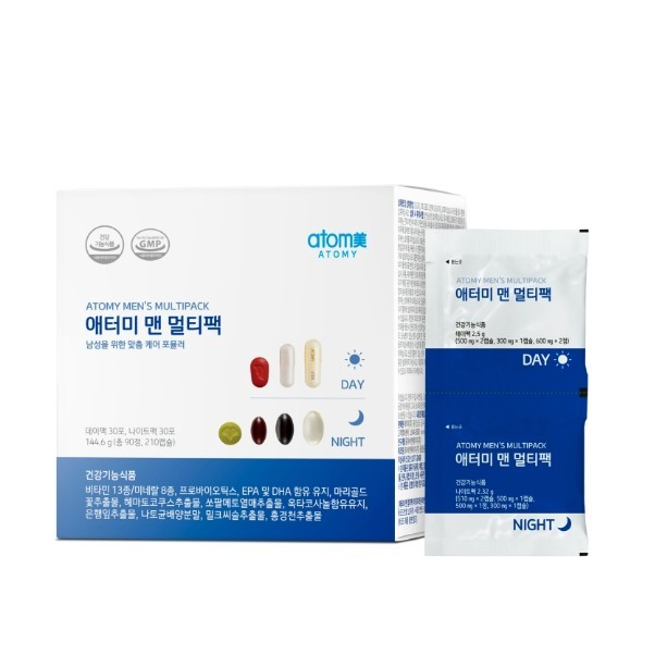ATOMY Men’s Multipack 144.6g Personalized Care Formulas For men’s Health KOREA