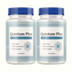 2-Pack Quietum Plus, Quietum Tinnitus Relief & Reduced Ear Ringing -120 Capsules
