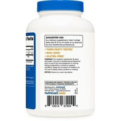 Nutricost Ubiquinol Softgels (240 Servings – 100 mg Per Serving) – Free SHIPPING