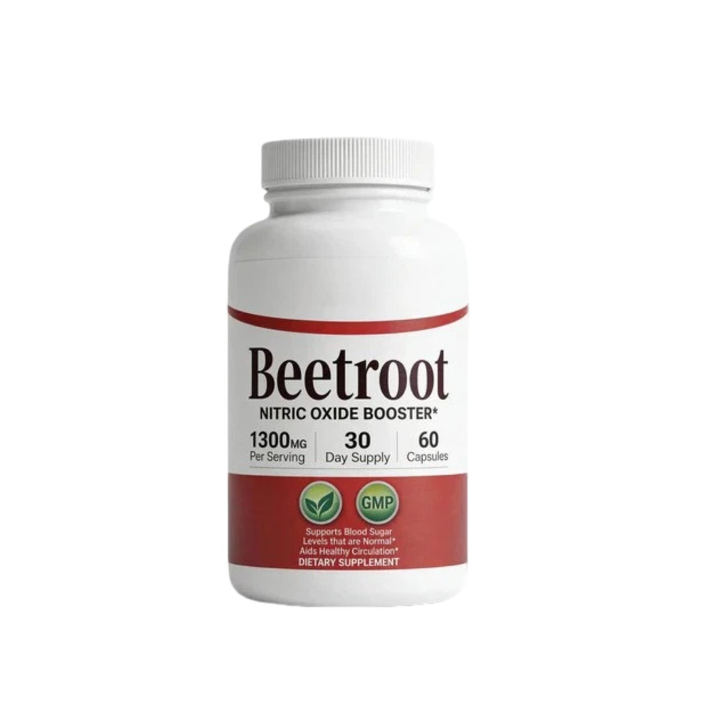 Beetroot 1300mg Non-GMO Gluten Free Supplementation 60 softgels
