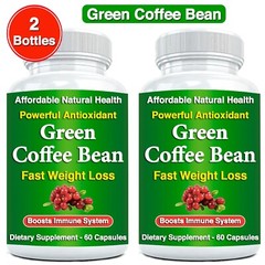 Pure Green Coffee Bean Extract – QUICK WEIGHT LOSS – 1000 mg 120 Diet Capsules