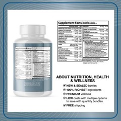 Quietum Plus- Brain Support- 5 Bottles- 300 Capsules