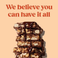 All In Snack Bars Peruvian Dark Chocolate Peanut Butter Gluten Free Organic 12Pk