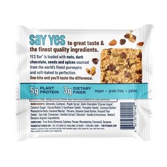 – Dark Chocolate Chip – Plant Based Protein, Decadent Snack Bar – Vegan, Pale…