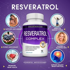 Supplement 1800 mg Antioxidant Complex-Highly Potent Trans-Resveratrol