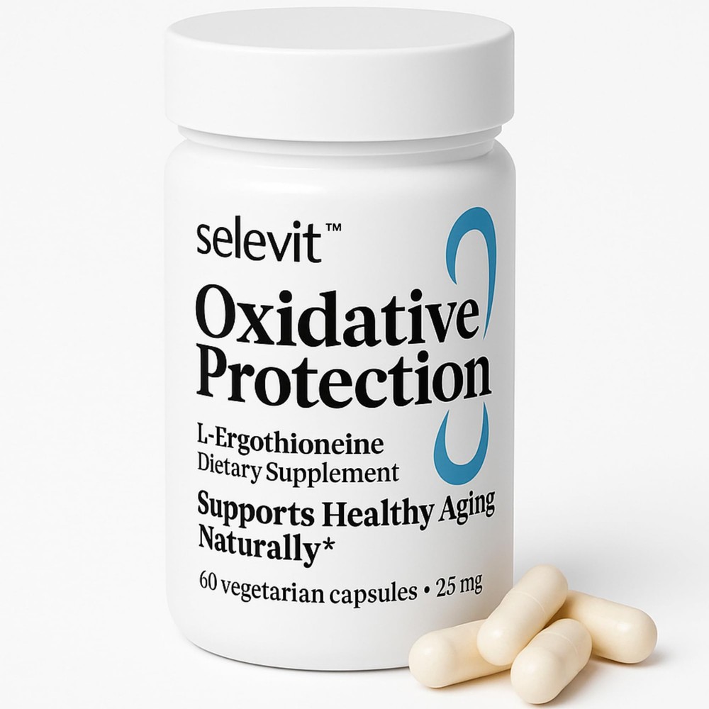 Selevit Oxidative Protection (L-Ergothioneine) 25mg – 60 Vegetarian…