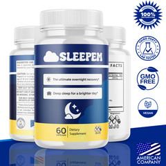(3 Pack) Sleepem Advanced Night Support Deep Sleep Supplement 180 Capsule