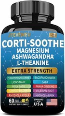 Corti-Soothe Cortisol Supplement for Women and Men w/ Magnesium Glycinate 200mg