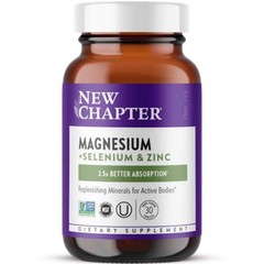 3/27+ New Chapter Magnesium-Selenium-Zinc Supplement for Active Bodies, Bounce B