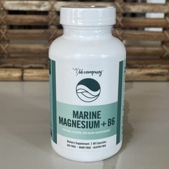 BB Company Ocean Marine Magnesium + B6 200mg Aquamine 60 Count ex 9/27