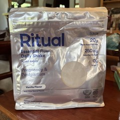 Ritual Essential Shake Pregnancy & Postpartum Vanilla Flavor 1lb