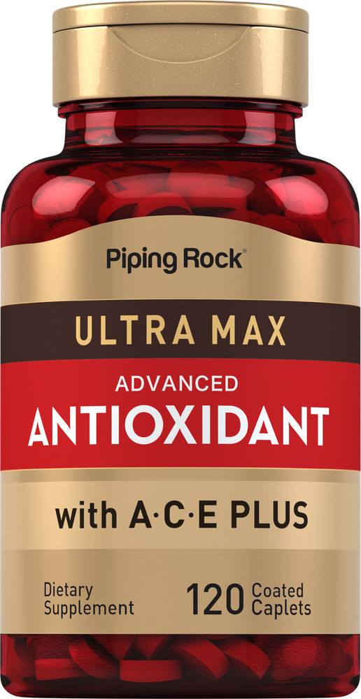 Antioxidant Supplements | 120 Caplets | With Vitamin A, C, E | by Piping Rock