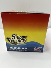 5-hour ENERGY Shot, Regular Strength Berry, 1.93 Ounce, 216 Count , Exp 7/26
