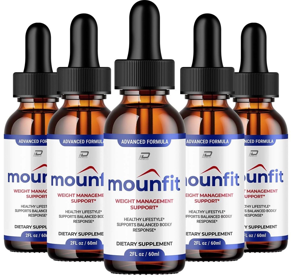(5 Pack) Mounfit Drops Healthy Formula – Moun fit Liquid All Natural Healthy…