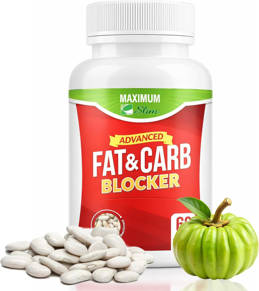 Maximum Slim Fat & Carb Blocker Pure Kidney Bean Extract for Weight Loss and Ap