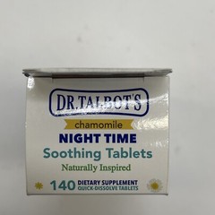 Dr. Talbot’s Night Time Chamomile Soothing Tablets Quick Dissolve 140 Count 5/26
