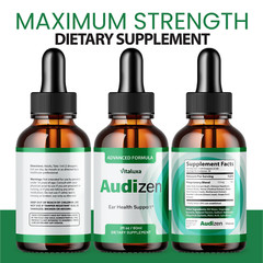 (2 Pack) Audizen Drops – Advanced Ear Health and Hearing Support Formula (4 oz)