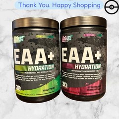 COMBO Nutrex Research, EAA+ Hydration, Maui Twist , Strawberry Watermelon , 390g
