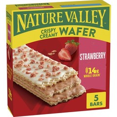 Wafer Bars Crispy Creamy Whole Grain Strawberry 5 Bars 6.5 oz