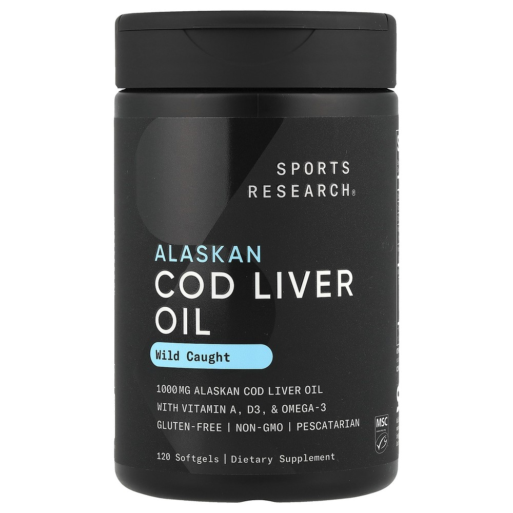 Alaskan Cod Liver Oil, 120 Softgels