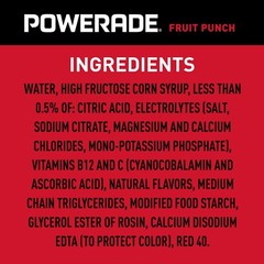 POWERADE Electrolyte Enhanced Fruit Punch Sport Drink, 20 fl oz 8pack