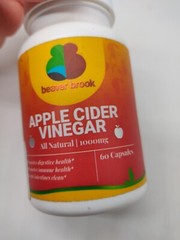 Beaver Brook Apple Cider Vinegar 1000mg natural 60 Capsules Exp 06/2025