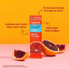 Convenient 30-Pack Blood Orange Electrolyte Powder Stick Pack – 20 Cal/Serving