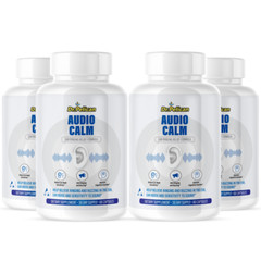 Audio Calm- Hearing Support- 4 Bottles- 240 Capsules
