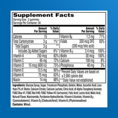 NEW Teen Multivitamin Gummies for Boys Healthy Muscles 60 Count