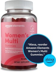 Adult Women’s Organic Multivitamins, 90 Gummies 30 servings, Vegetarian, Glut…