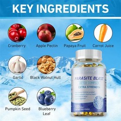 Parasite Blast 120pcs – Bowel Cleansing, Parasite Removal, Natural Gut Health
