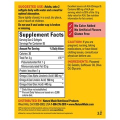 Triple Strength 369 Softgels Dietary Supplement 170 Count Fish Flaxseed