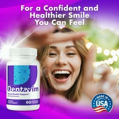 Dentavim Advanced Dental Support Capsules for Healthy Teeth and Gums 60ct