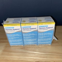 3pk EQUATE MEMORY SUPPORT REGULAR STRENGTH 30 CAPSULES Compare To Prevagen 10/27