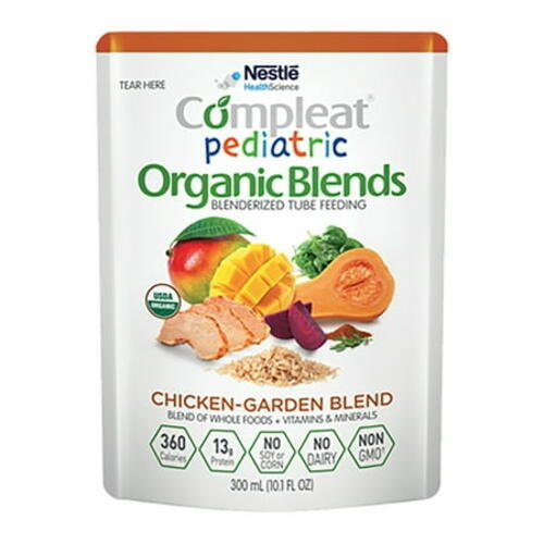 Nestle Compleat Pediatric Organic Blends – Chicken Garden Blend 1ct.