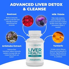 Liver Health – Liver Cleanse Detox & Repair, Liver Support Supplement, x3