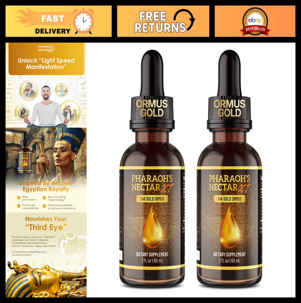 99.9% Pure Liquid Gold Ormus – 24K Monoatomic Gold for Third Eye & DNA Awakening