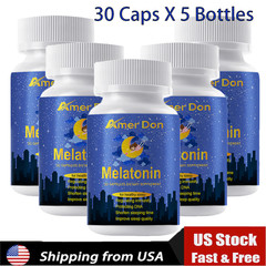 5-Pack Relaxium Sleep Natural Dietary Supplement for Better Sleep (150 Capsules)