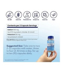 Vitassium SaltStick Electrolyte Capsules 100 Count Lot Of 2 New Sealed Exp 05/27