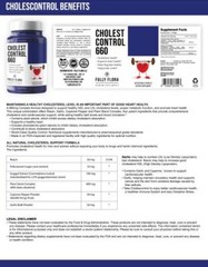 Cholesterol Control Regulator 660mg Supports Heart Health Supplement Pack of 3