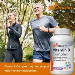 Vitamin B Complex Vitamin B Supplement – B-Complex Vitamins with B12, B6, B1
