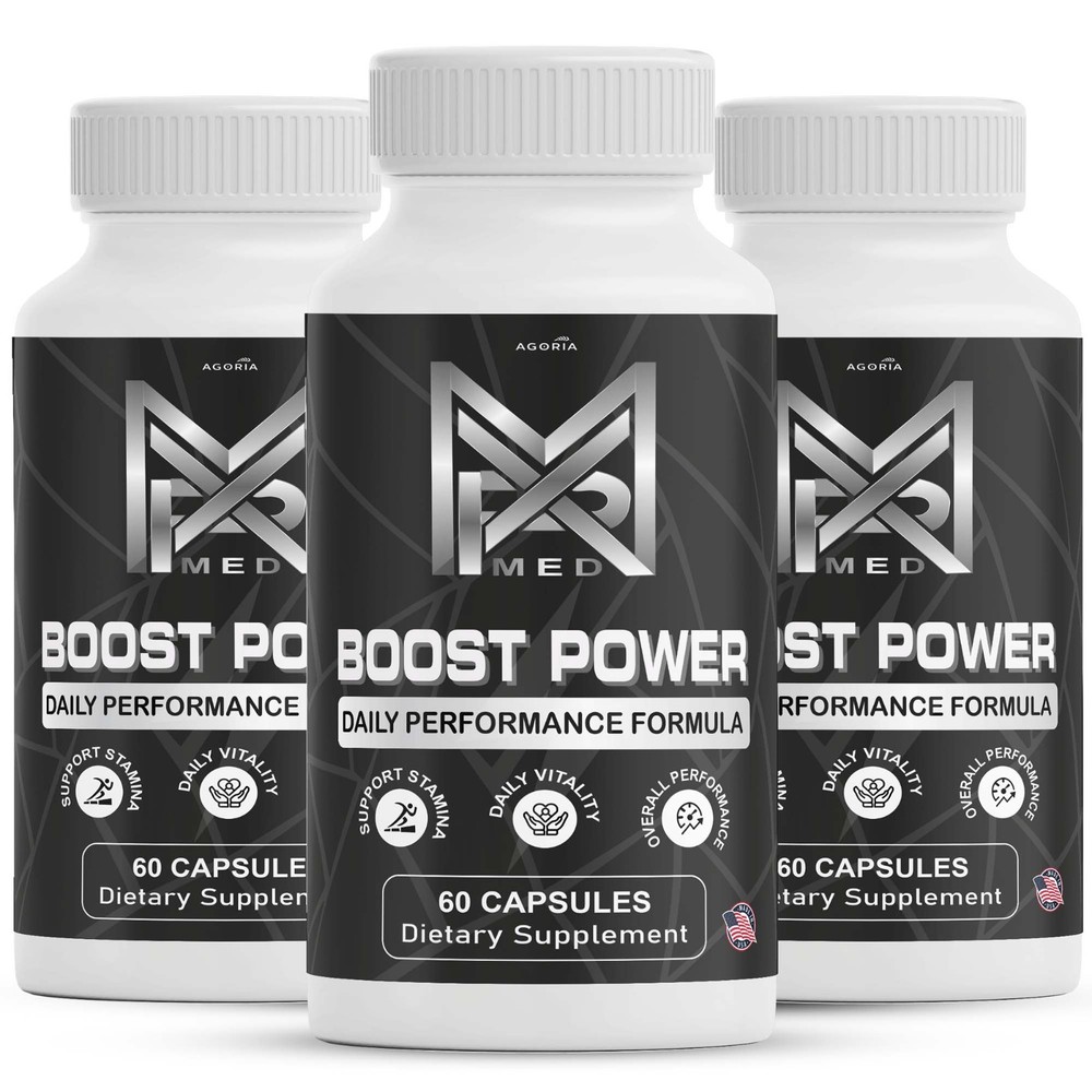 (3 Pack) Boost Power Men’s Health Support Dietary Supplement Male Capsules