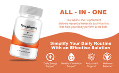 (2 Pack) NovaBiome Advanced Gut Formula, Nova Biom Daily Support (120 Chewables)