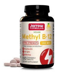 Jarrow Formulas Extra Strength Methyl B-12, Dietary Supplement for Cellular Ener